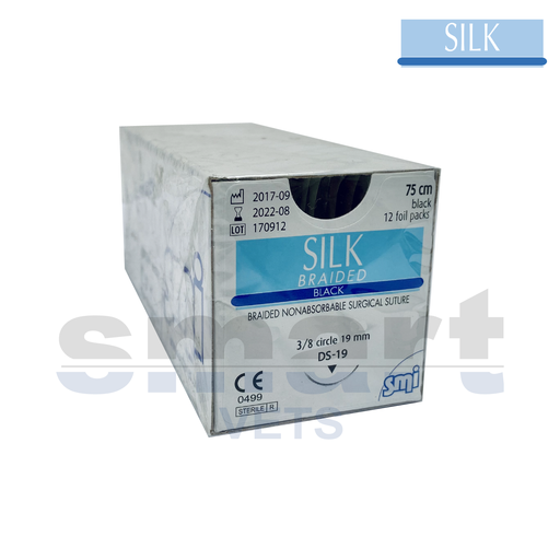 [8201524] 8201524 - ( 3/0 ) SILK BRAIDED BLACK