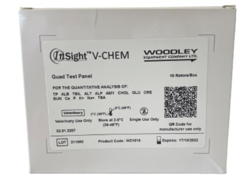 [WD1816] InSight V-CHEM Quad Test Panel