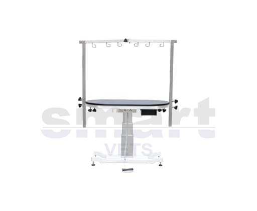 [FT-891-OV] Oval Top Electric Pedestal Grooming Table