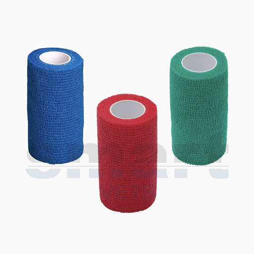 [CB75001] SMART VETS Cohesive Bandage 7.5cm x 4.5m Mixed Colors 24pieces/box