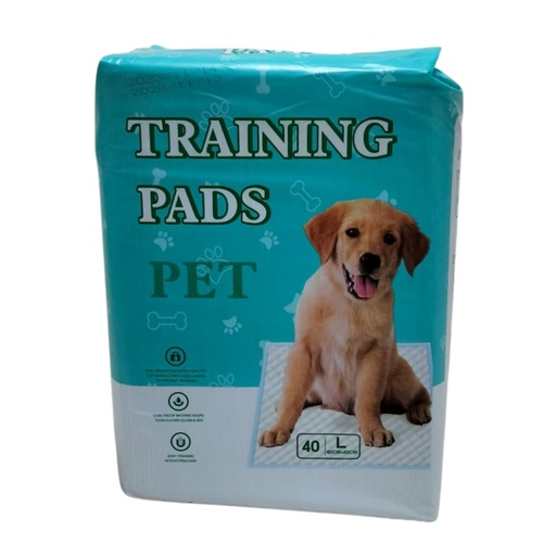 [Pet Pad-L] Disposable Pet Pad - Large- 60x60cm - 40pcs/bag, 6-layers